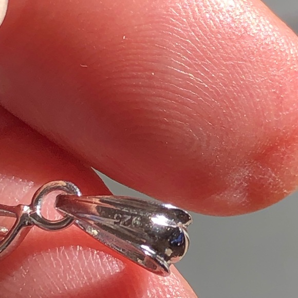 NWOT Sterling Silver Tanzanite Pendant - Picture 4 of 7